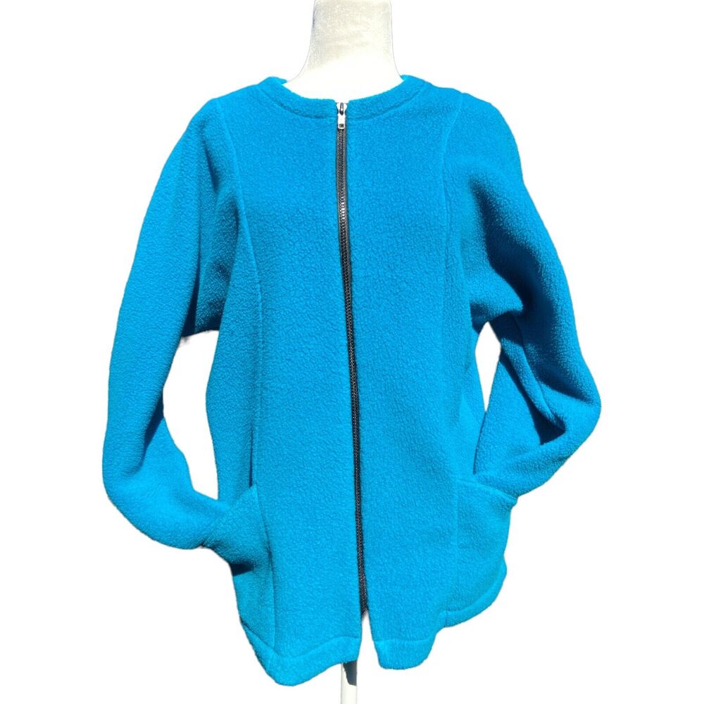 Maralyce Ferree Full Zip Fleece Jacket Pockets‎ Women's Size S/M Oversized